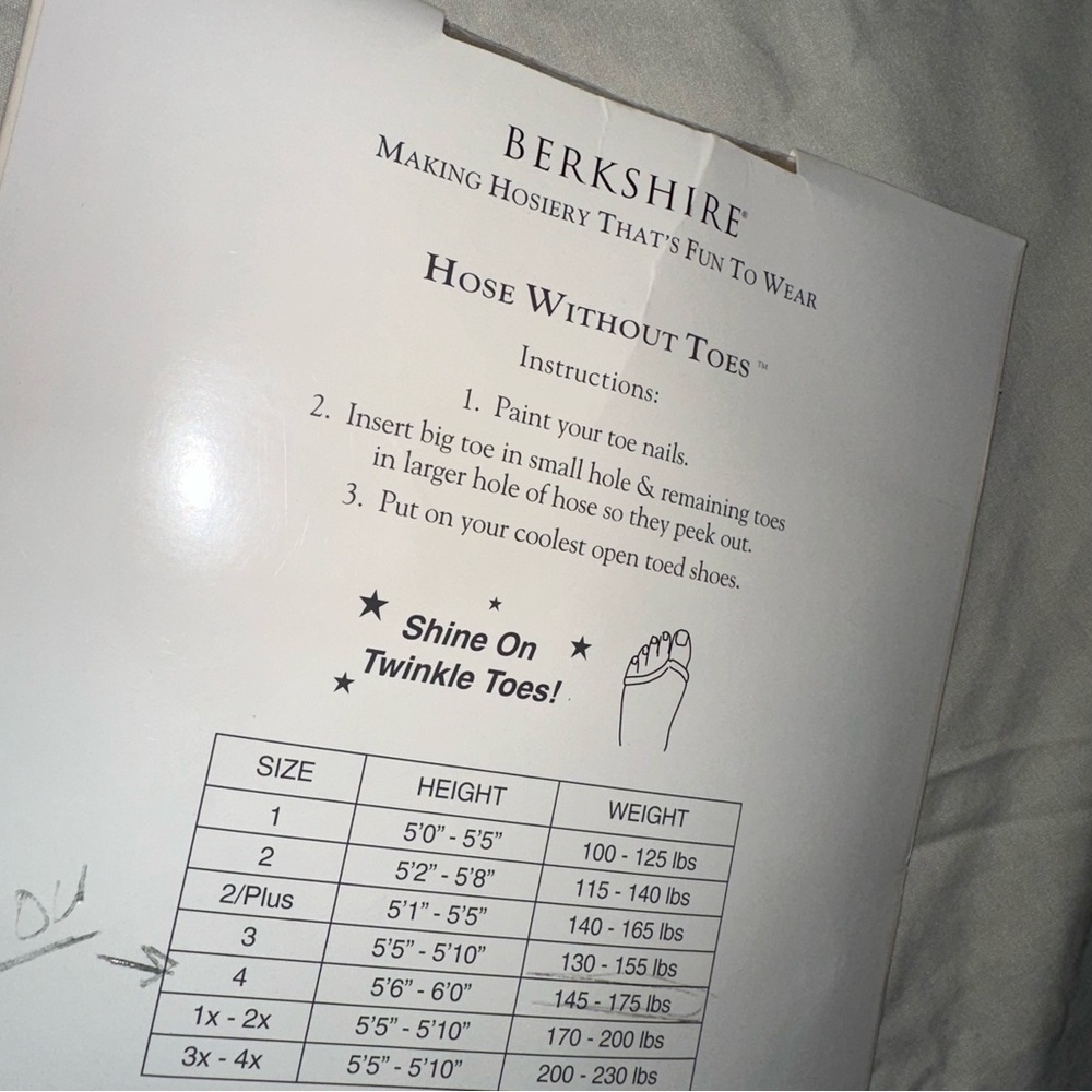 Vintage Berkshire Toeless Ultra Sheer Pantyhose - Nude - Picture 10 of 13